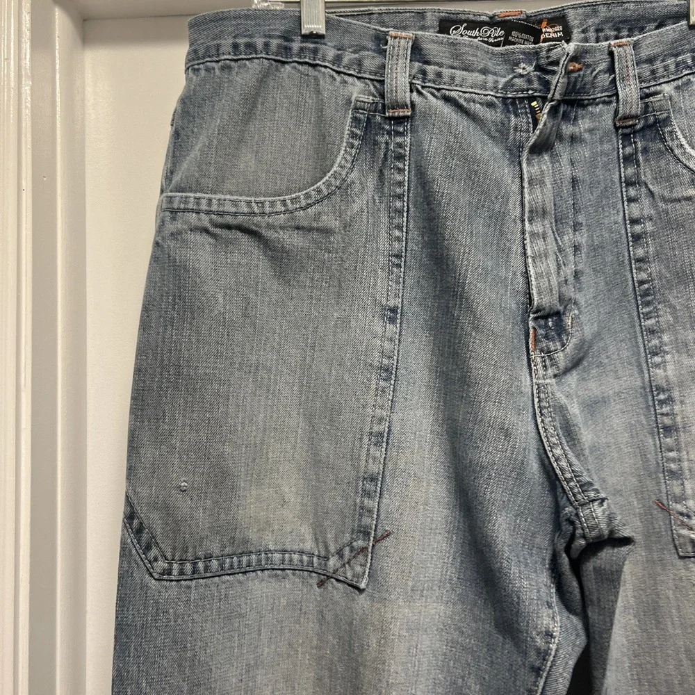 Southpole Jeans Mens 38 38x32 Signature Series Baggy Skater Hip Hop‎ Y2K *READ*